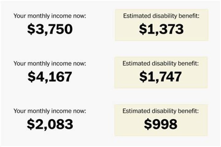 How much is a disability check for?