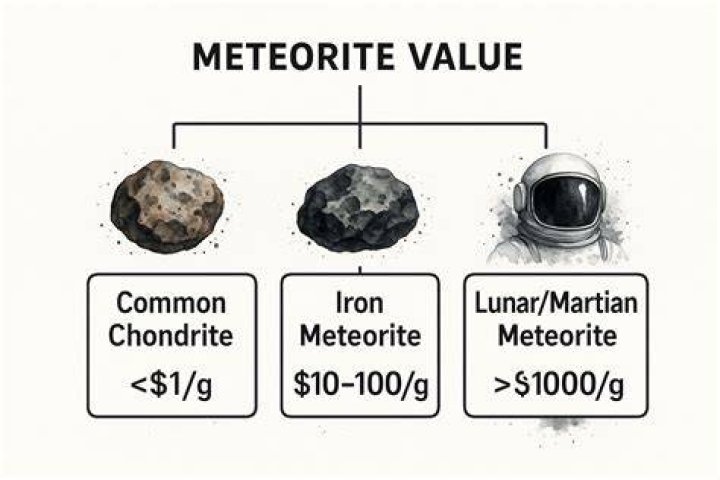 How much is a piece of meteorite worth?