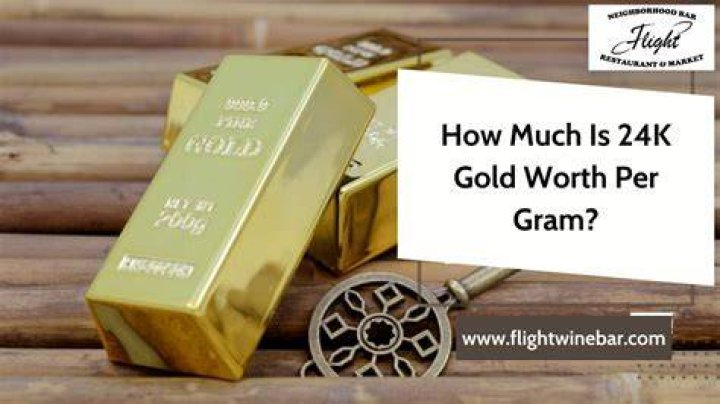 How much is a pound of 24k gold worth?