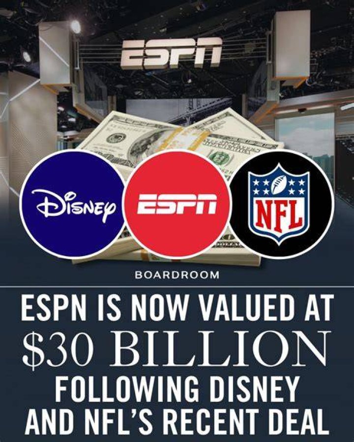 How much is ESPN valued at?