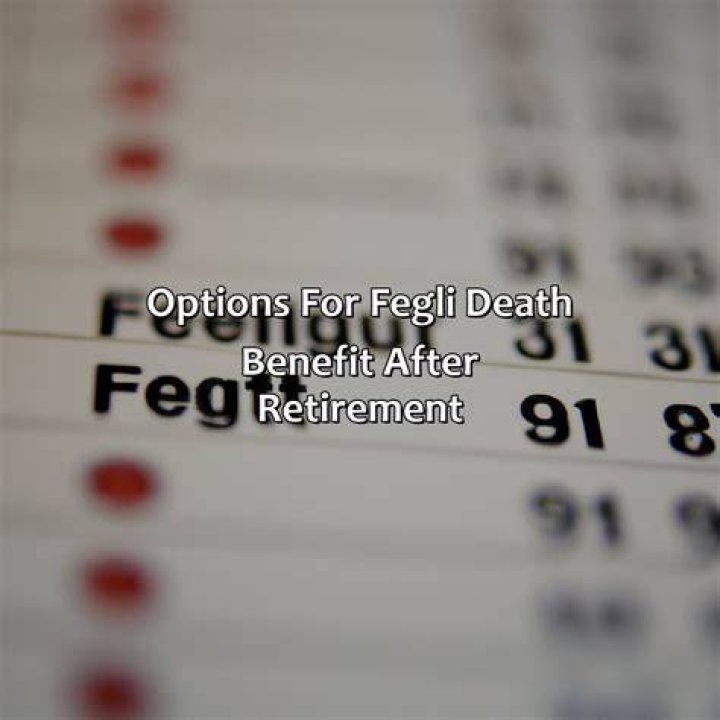 How much is Fegli death benefit?