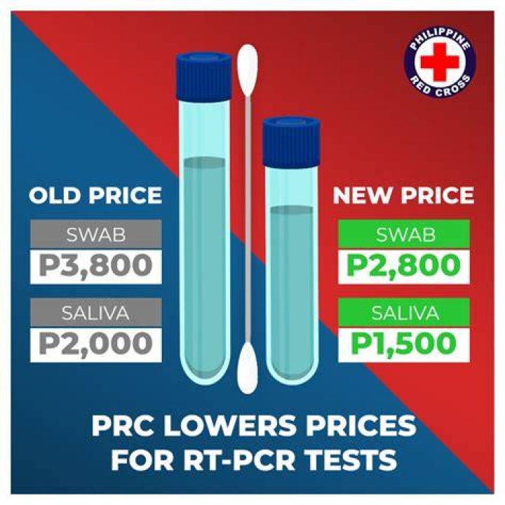 How much is PCR test in Philippines?