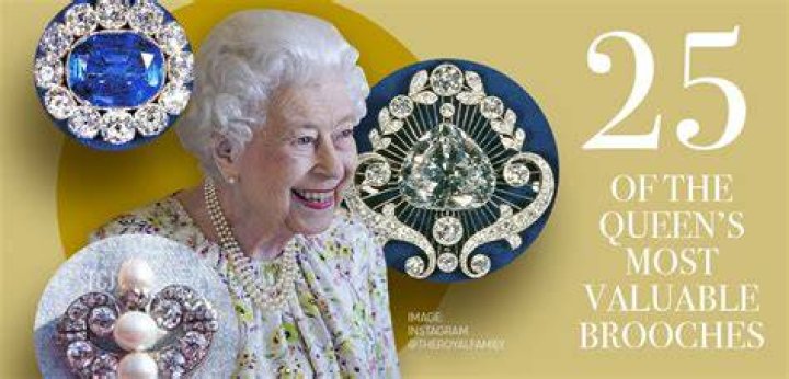 How much is the Queen's brooch worth?