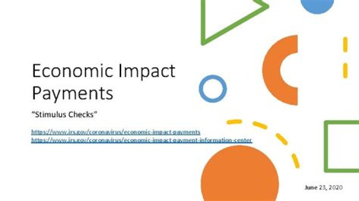 How much is the US economic impact payment?
