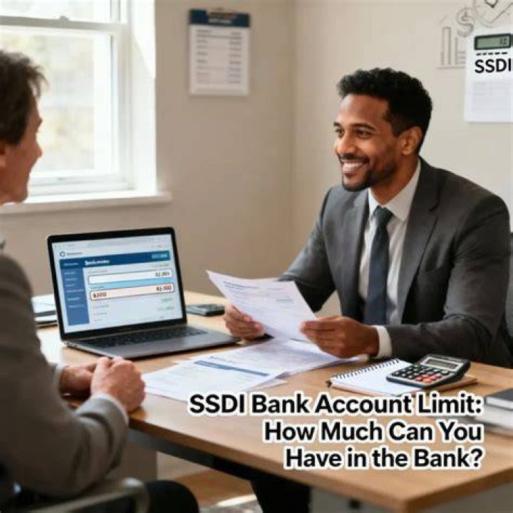 How much money can a SSDI person have in the bank?
