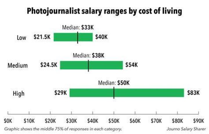 How much money do photojournalists make a year?
