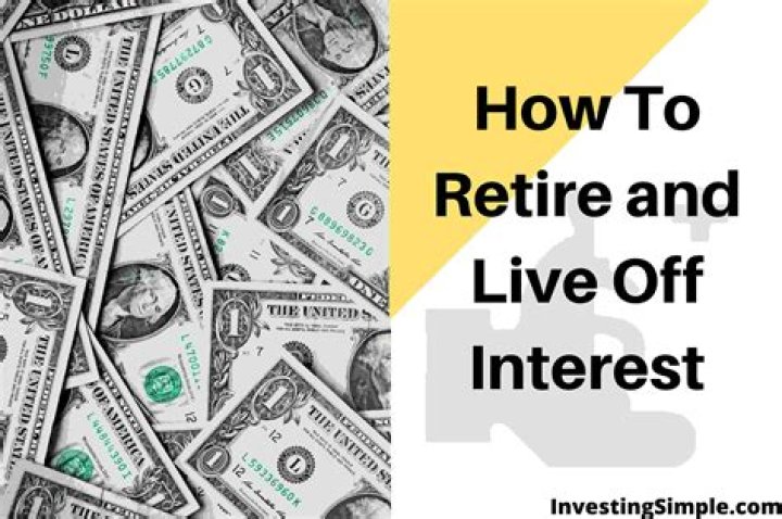 How much money do you need to live off the interest?