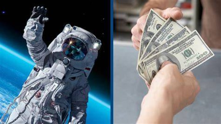 How much money is required to be an astronaut?