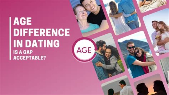 How much of an age difference is OK when dating?