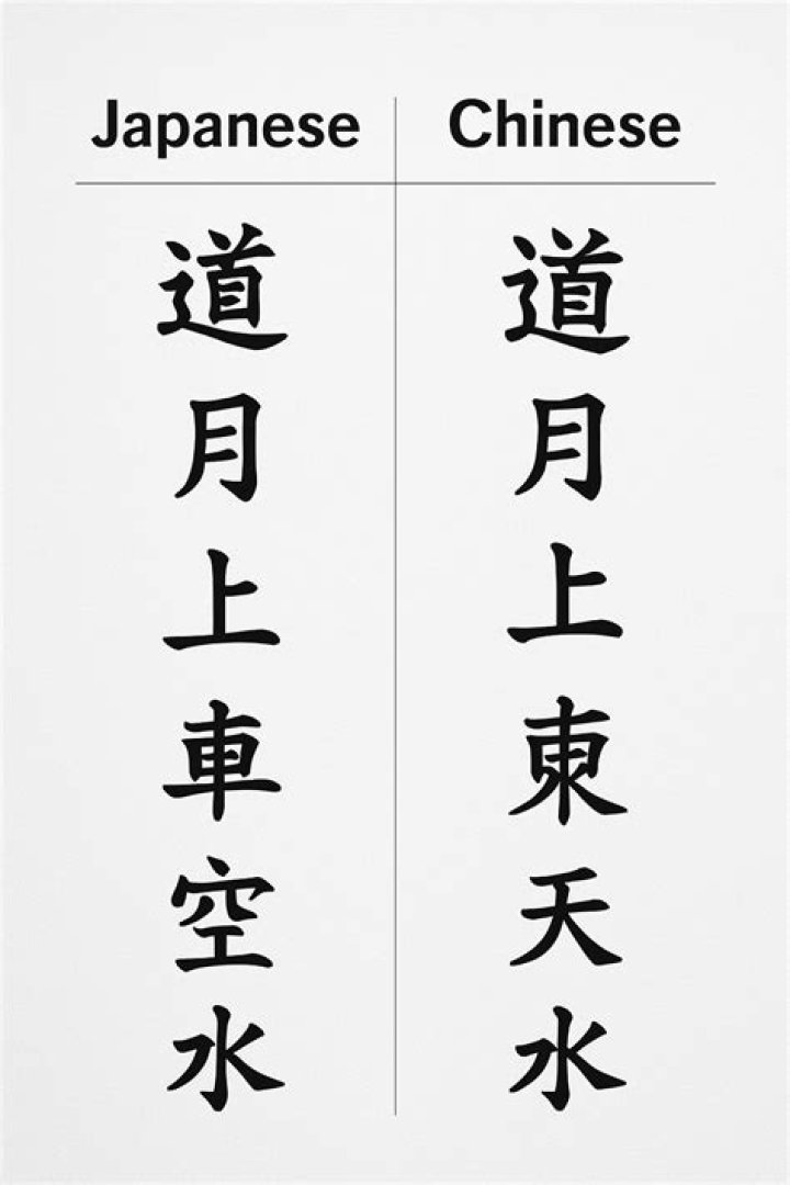 How much of Japanese is Chinese?