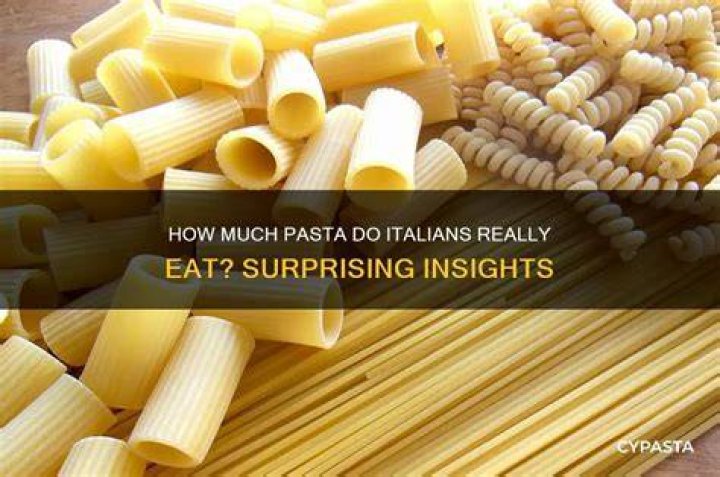 How much pasta Do Italian eat?