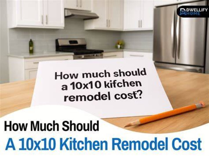How much should a 10x10 kitchen remodel cost?