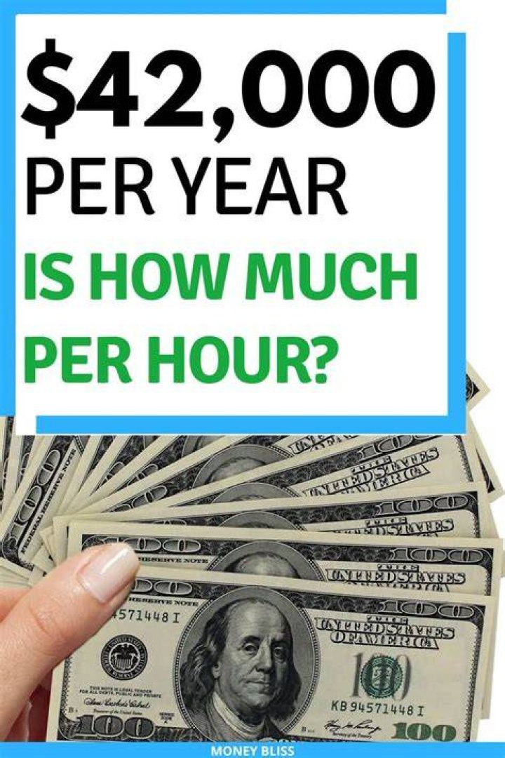 How much will my paycheck be if I make 42000 a year?