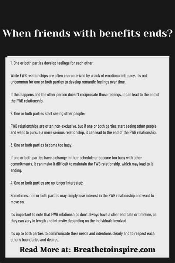 How often do friends with benefits see each other?