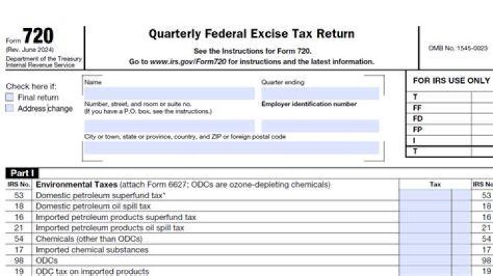 How often do you file Form 720?