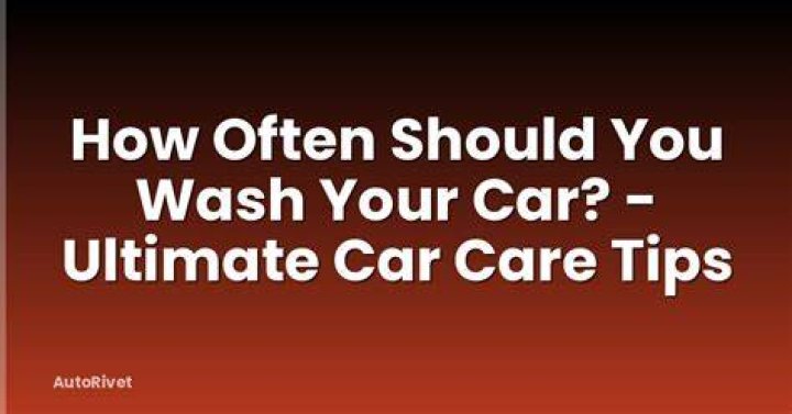How often should you wash your wheels?