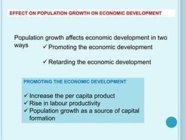 How population growth affects the development?