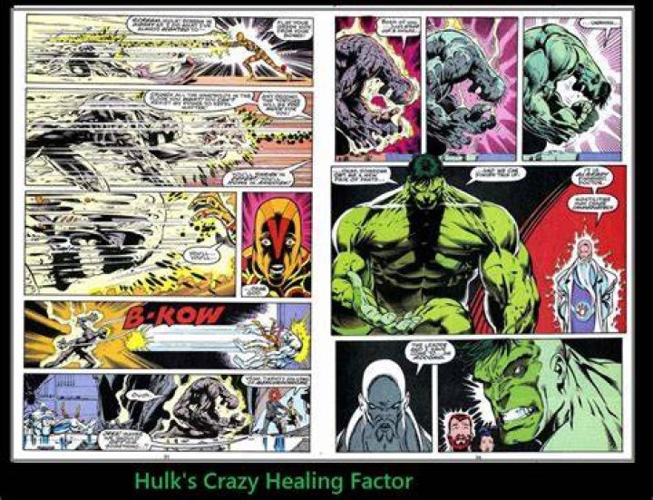 How strong is Hulk's healing factor?