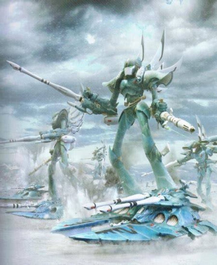 How tall are Eldar Titans?