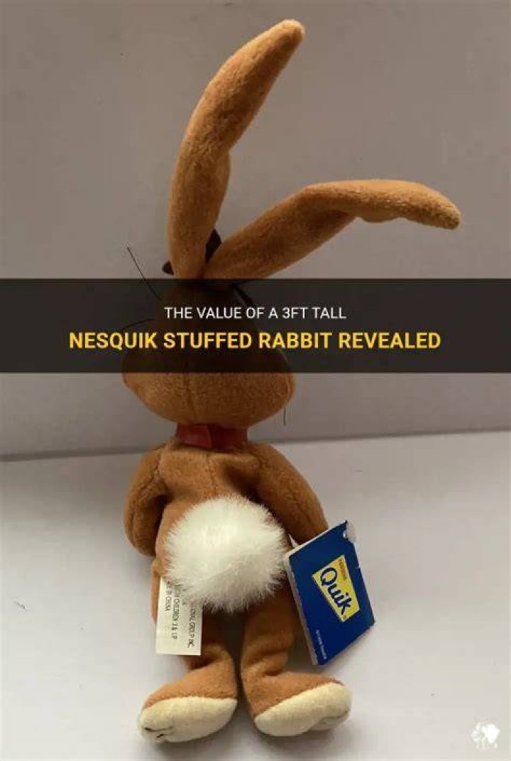 How tall is the Nesquik rabbit?