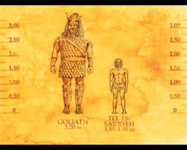 How tall was King David in the Bible?