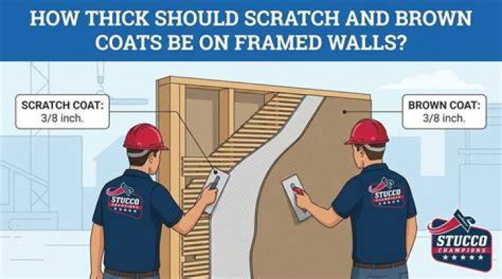 How thick should stucco be?