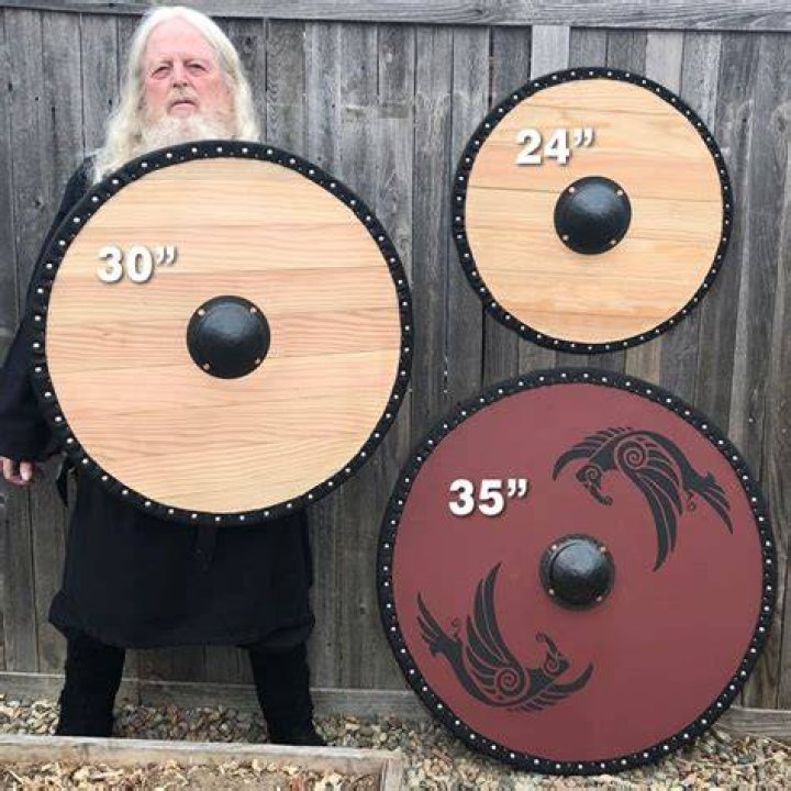 How thick was a Viking shield?
