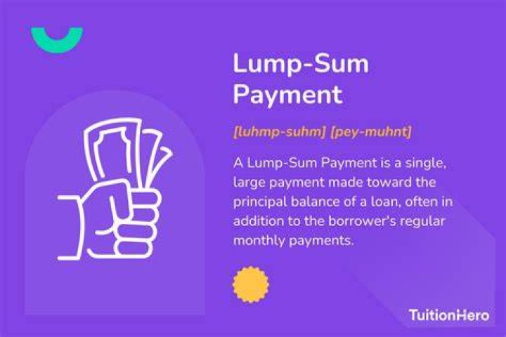 How to apply for a lump sum payment?