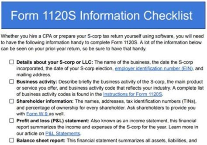 How to enter K-1 information on Form 1120S?