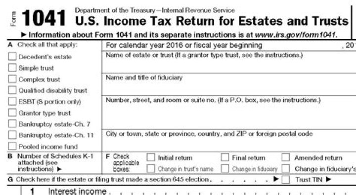 How to file an estate income tax return?