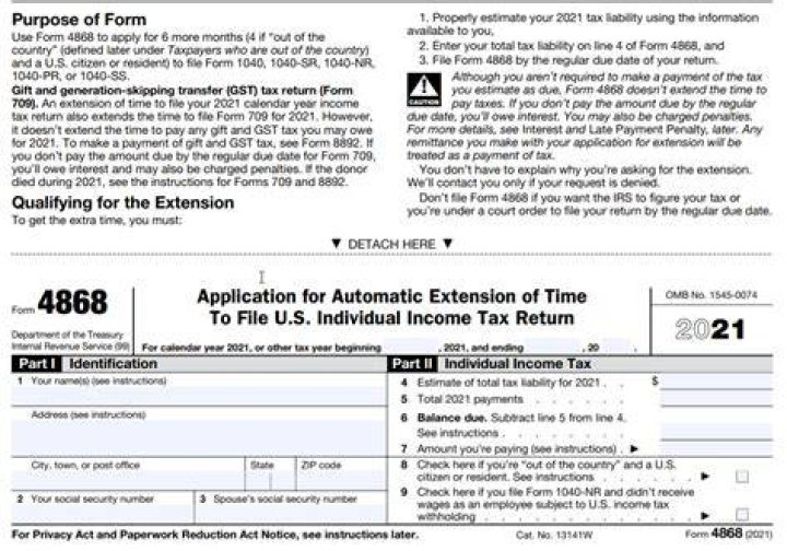 How to file an extension for income tax?