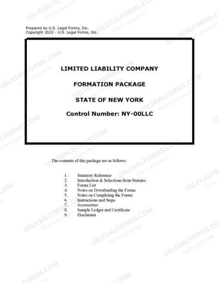 How to form a limited liability company in New York?