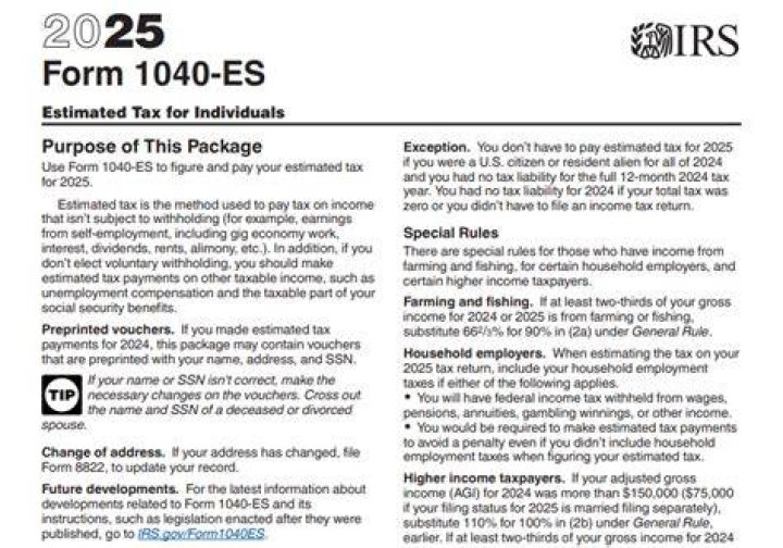 How to pay estimated taxes with IRS Form 1040?