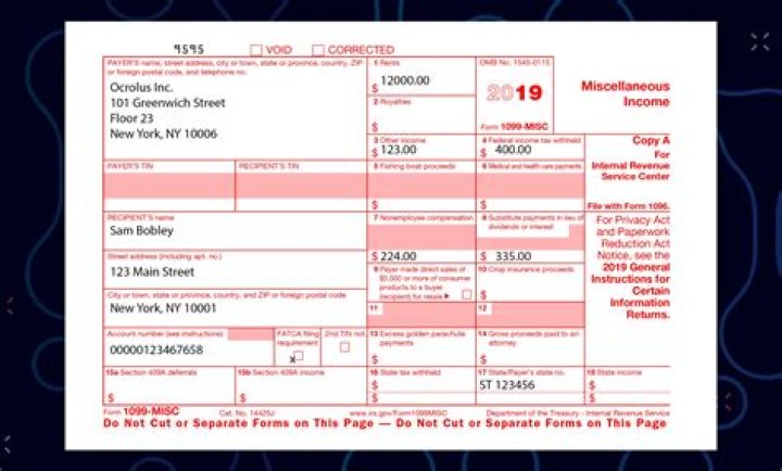 How to recover a 1099 tax form from earlier years?