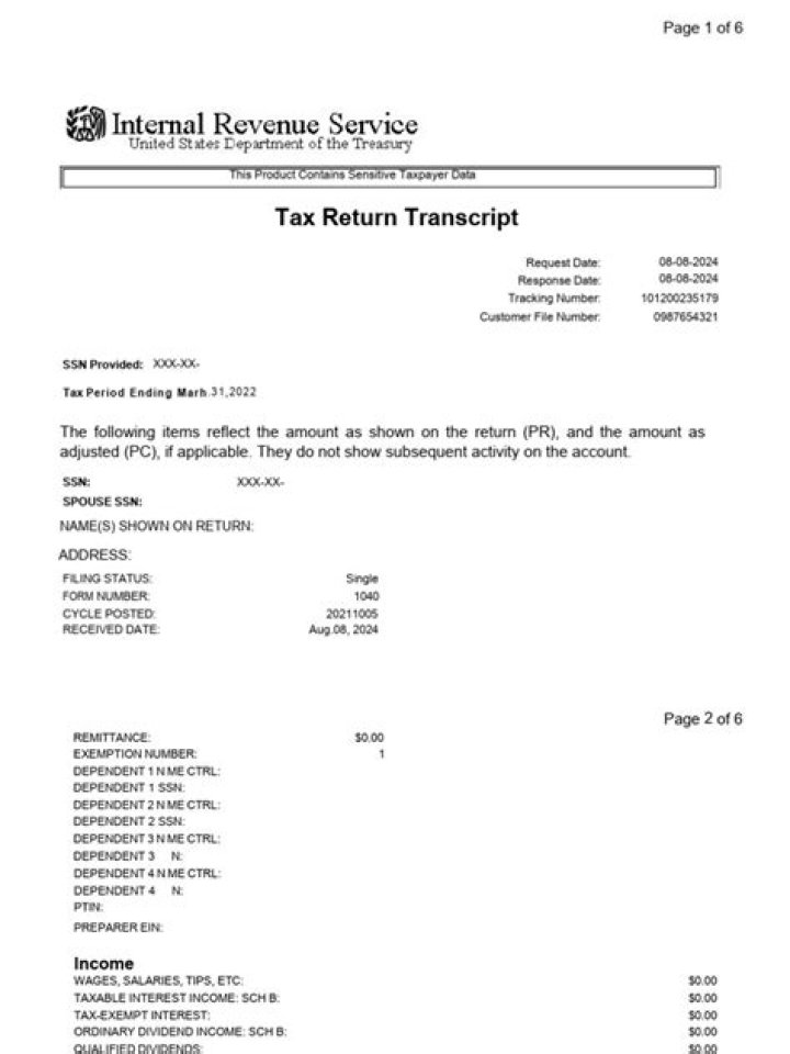 How to request a tax return transcript 2018-19?