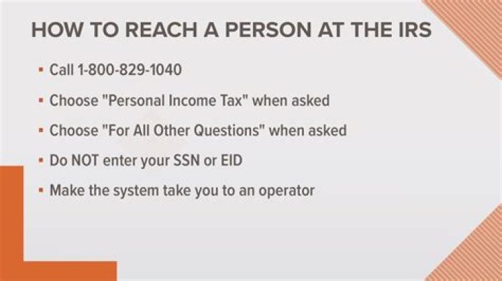 How to talk to a real person at the IRS?