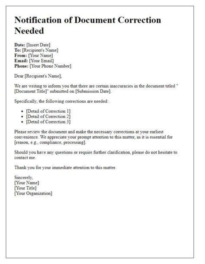 How to write a letter requesting correction on taxes?