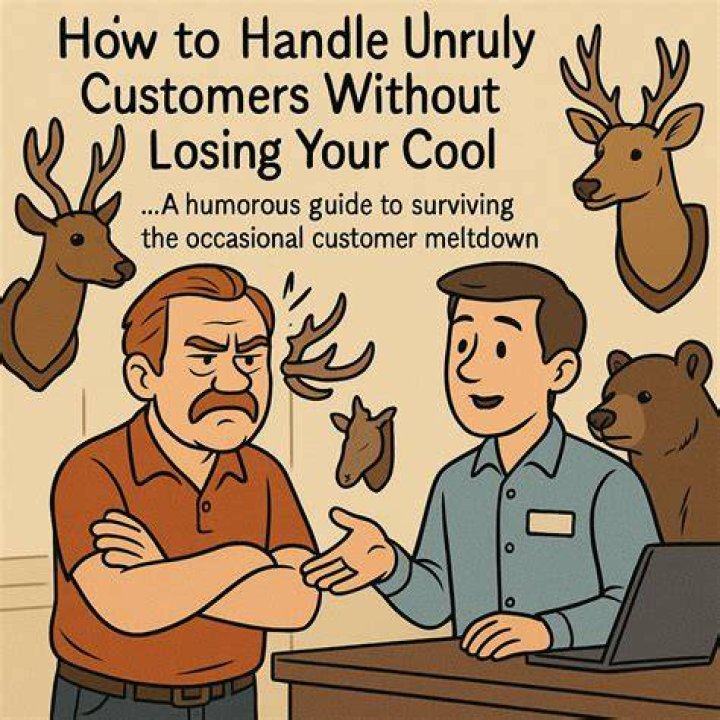 How would you handle an unruly customer?