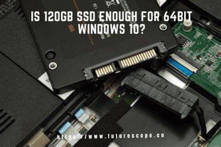 Is a 120gb SSD big enough for Windows 10?