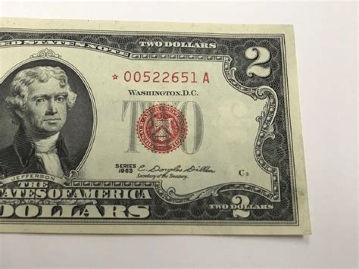 Is a $2 bill with red ink worth anything?