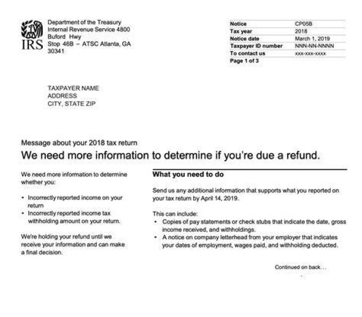 Is a CP05 letter bad?