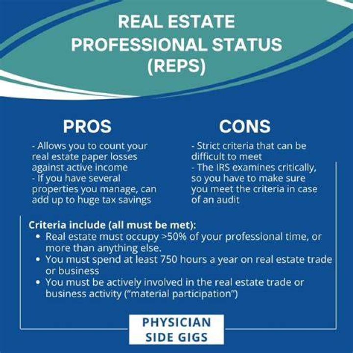 Is a Realtor A real estate professional for tax purposes?