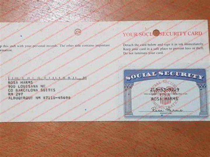 Is a Social Security card a wallet card?
