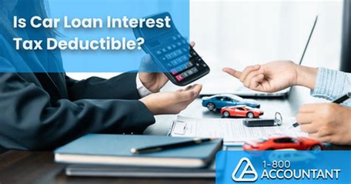 Is a van loan tax deductible?