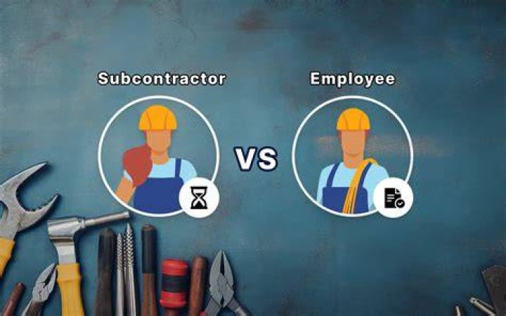 Is an employee the same as a subcontractor?