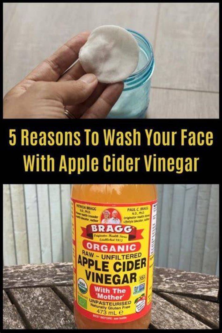 Is apple cider vinegar good for your face?