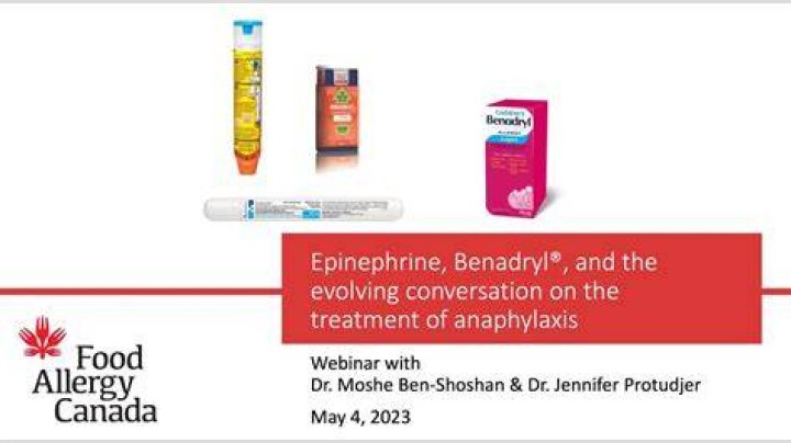 Is Benadryl the same as epinephrine?