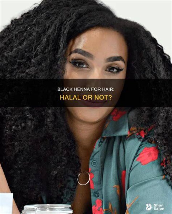 Is black henna halal?