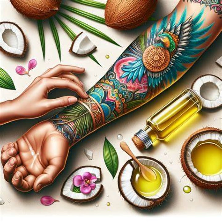 Is coconut oil good for tattoos?