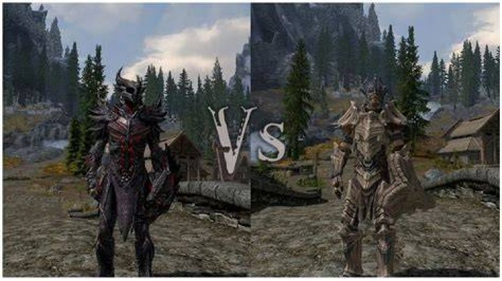 Is Dragon armor better than Daedric armor?